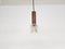 Small Wood and Glass Pendant Lamp, 1960s, Image 3