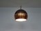 Lampe à Suspension Globe Mid-Century en Cuivre, 1950s 2