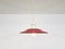 Vintage Deckenlampe in Rot & Gelb, 1960er 7