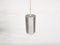 Lámpara colgante de aluminio y vidrio opalino de Raak, años 60, Imagen 5