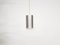 Aluminum and Opaline Glass Pendant Lamp from Raak, 1960s 1