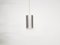 Aluminum and Opaline Glass Pendant Lamp from Raak, 1960s, Image 1