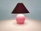 Purple and Pink Glass Table Lamp in the Style of Murano, 1960s, Image 4