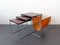 Mid-Century Rosewood Mimi Nesting Tables with Magazine Holder from Brabantia, Set of 3 1