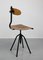 Vintage Industrial Black Swivel Chairs, 1960s, Set of 2 14