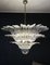 Vintage Italian Palmette Glass Chandelier, 1978 17