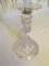 Französischer Vintage 2-armiger Kerzenhalter aus Kristallglas im Stile von Baccarat 6