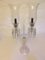 Vintage French Crystal Glass 2-Arm Candleholder in the Style of Baccarat 2