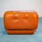 Vintage Modular Leather Sofa Set by Rino Maturi for Nuvolone, 1970s, Set of 5 5