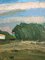 French Impressionist Large Oil Landscape by Claude Benard, 1940s, Image 6
