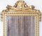 Espejo de pared francés Louis XVI dorado, década de 1900, Imagen 2