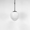 Czech Opaline Teardrop Pendant Light, 1950s, Image 1