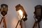 Lámpara de pie trípode industrial, años 70, Imagen 6