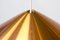 Lámpara de techo de cobre de Svea Winkler para Orno, años 60, Imagen 5