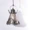 Industrial Ships Hanging Pendant Lamp with Mesh Cover, France, 1960s 1