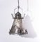 Lampe à Suspension Hanging Industrielle avec Couverture en Maille, France, 1960s 1