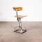 French Metal Swivel Desk Chair from Bienaise, 1950s, Image 3