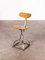 French Metal Swivel Desk Chair from Bienaise, 1950s, Image 4