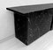 Postmodern Italian Lacquered Wood and Black Marble Sideboard, 1980s 9