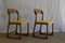 Vintage French Traineau or Sleigh Dining Chairs in Ash by Emile & Walter Baumann, 1960s, Set of 2, Image 2