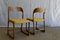 Vintage French Traineau or Sleigh Dining Chairs in Ash by Emile & Walter Baumann, 1960s, Set of 2 3