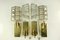Mid-Century Iron and Glass Sconces from Limburg, 1960s, Set of 4, Image 13