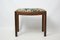 Vintage Oak Stool, 1950s, Image 2