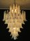 Vintage Murano Glass Chandelier with 85 Glass Petals, 1983, Image 2