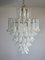 Vintage Murano Glass Chandelier with 85 Glass Petals, 1983 3
