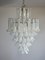 Vintage Murano Glass Chandelier with 85 Glass Petals, 1983, Image 3