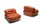 Vintage Soriana Lounge Chairs by Tobia & Afra Scarpa for Cassina, 1970s, Set of 2 1