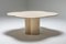 Mid-Century Travertine Dining Table in the Style of Jean Royère, 1960s 6