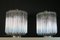 Lampes de Bureau Quadriedri en Verre de Murano, 1980s, Set de 2 5
