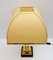 Lampe de Bureau Mid-Century en Laiton et en Verre, Italie, 1970s 5