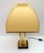 Mid-Century Italian Brass and Glass Table Lamp, 1970s 4