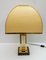 Mid-Century Italian Brass and Glass Table Lamp, 1970s 3