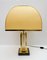 Mid-Century Italian Brass and Glass Table Lamp, 1970s 1