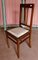 Italian Mahogany Dining Chair, 1930s, Image 1