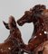 Antikes Paar Pferde in Barbotine von Prunet 4