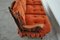 Vintage Sofas und Sessel aus Chenille Stoff mit Schaukelstuhl, Italien, 3er Set 5