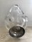 Mid-Century Modern Hand Blown or Cup Sculptural Translucent Bowl with Silver Base, 1960s, Image 7