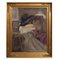 Antique Impressionist Painting Oil on Canvas, Image 1