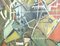 Pittura cubista raffigurante olio su tela, Immagine 3