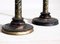 Swedish Candleholders in Carved Wood, Paint & Gilt, 1800s, Set of 2, Image 4