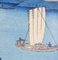Ferry de Nijuke grabado en madera de Hiroshigé, siglo XIX, Imagen 5