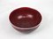 Cuenco de cerámica con esmalte de sangre roja de Axel Salto para Royal Copenhagen, años 50, Imagen 3