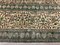 Large Turkish Hand-Knotted Distressed Green and Beige Wool Rug, 1950s 9