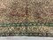 Large Turkish Hand-Knotted Distressed Green and Beige Wool Rug, 1950s, Image 5