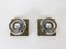 Brass and Glass Wall Lights from Cosack, 1960s, Set of 2 5