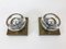 Brass and Glass Wall Lights from Cosack, 1960s, Set of 2 2